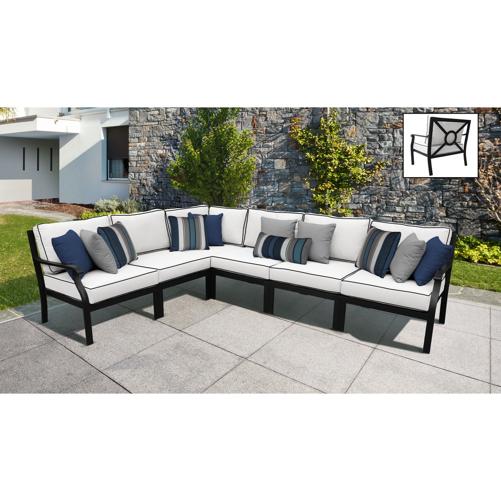 Kathy Ireland Madison Ave. 6-piece Outdoor Patio Furniture Set