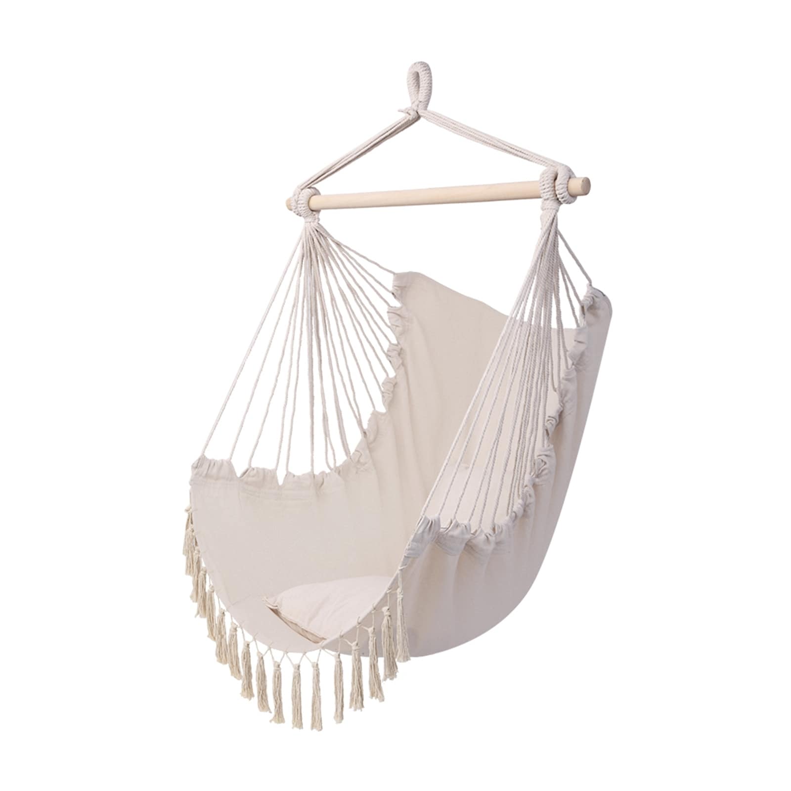 Hammock Chair Hanging Rope Swing For Indoor And Outdoor