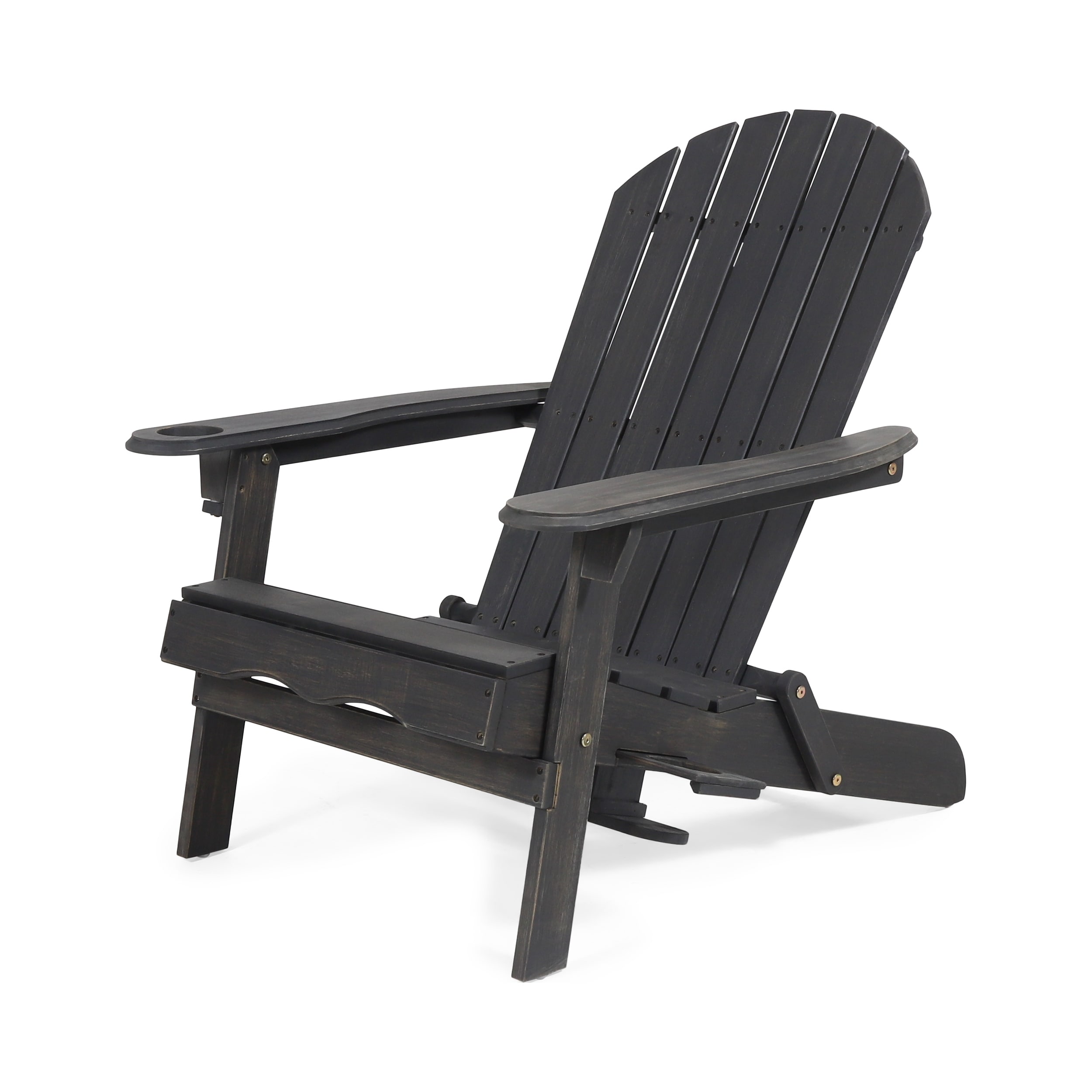 Bellwood Acacia Wood Folding Adirondack Chair By Christopher Knight Home