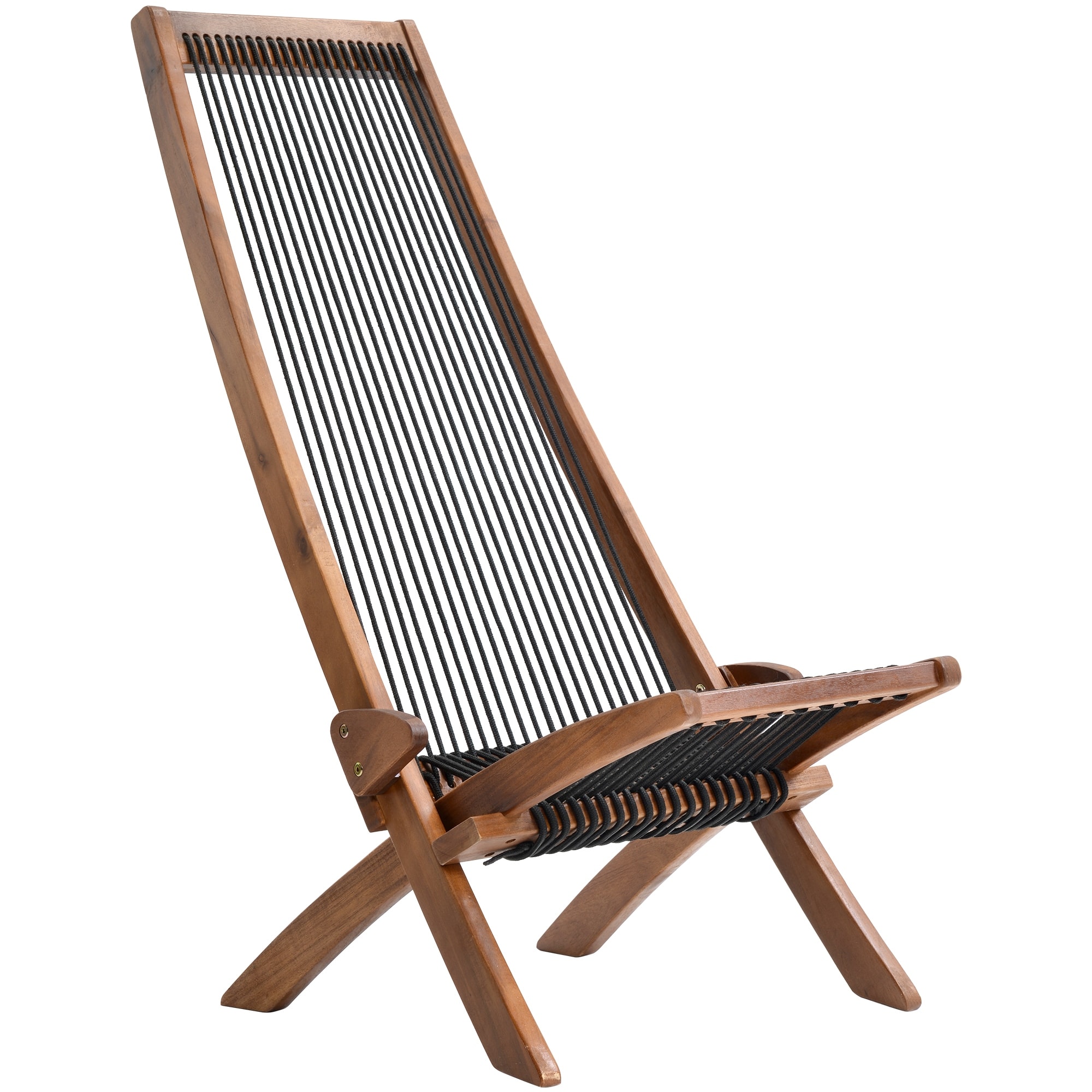 Moda Folding Roping Wood Chair