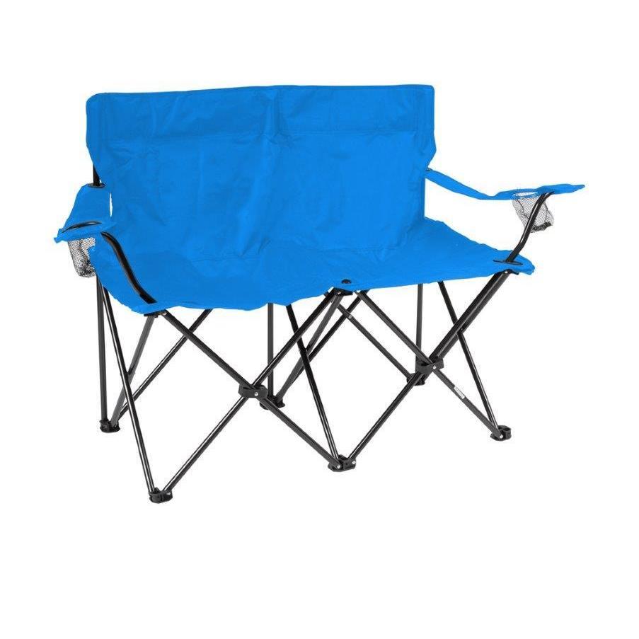 Trademark Innovations Loveseat-style Double Camp Chair With Steel Frame