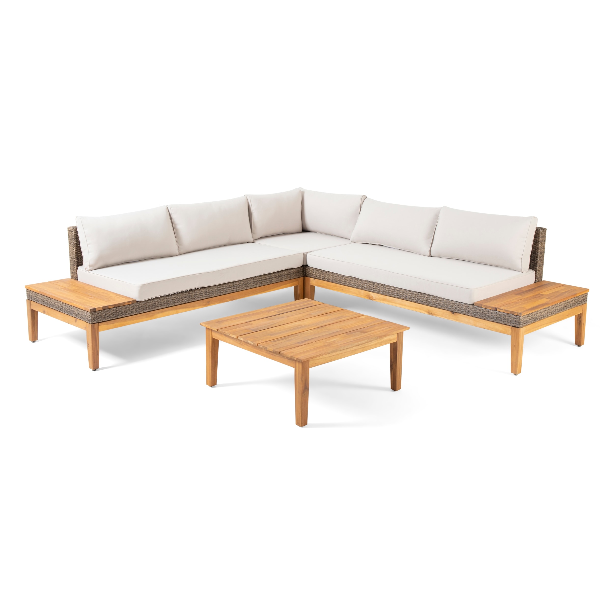 Loft Outdoor 5-pc. Cushioned Sectional Set By Christopher Knight Home