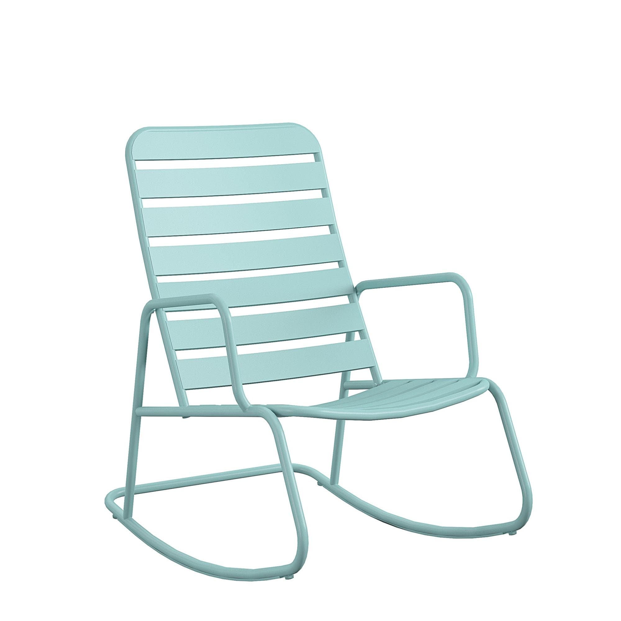 The Novogratz Poolside Collection Roberta Outdoor Rocking Chair