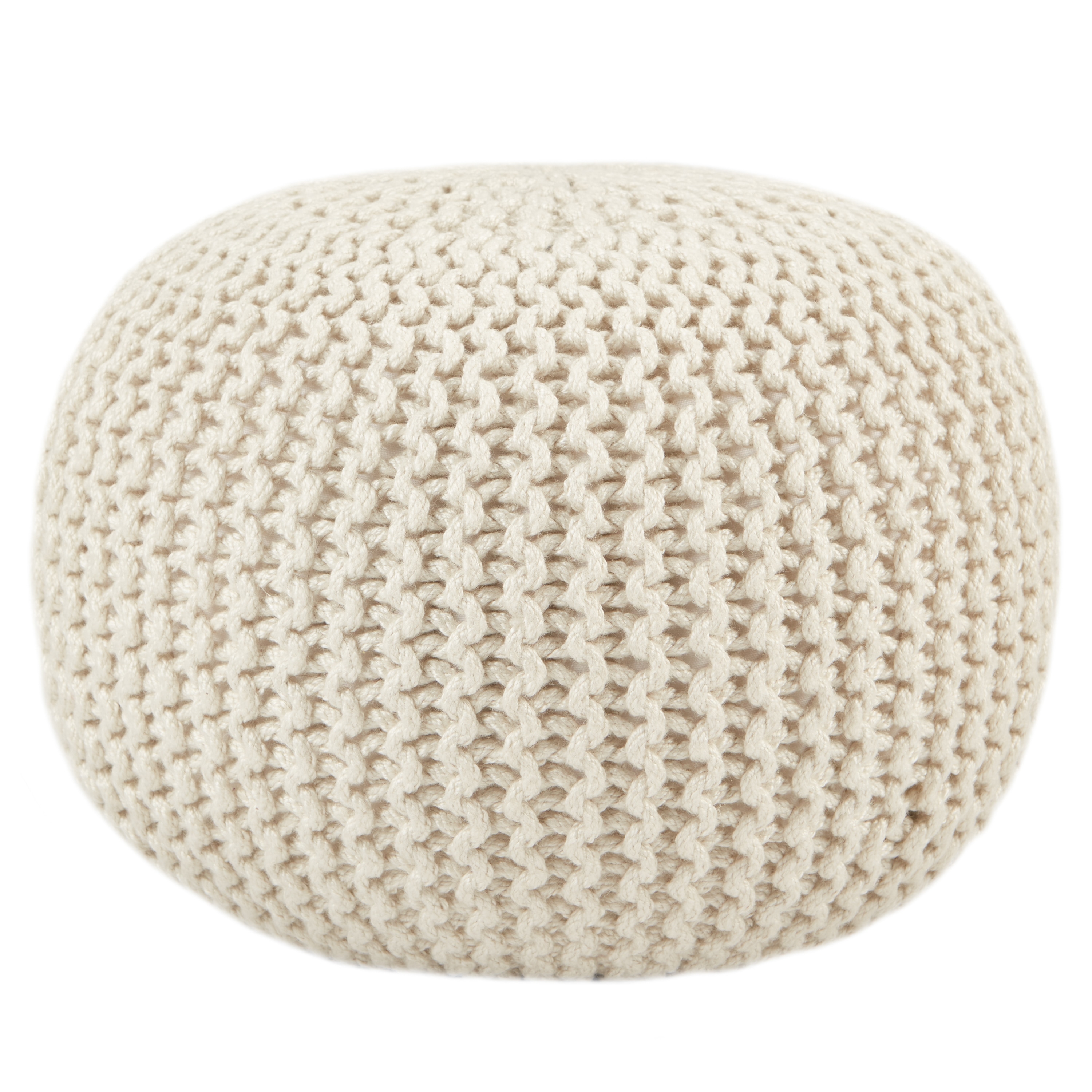 Asilah Indoor And Outdoor Round Pouf - 20x20x14