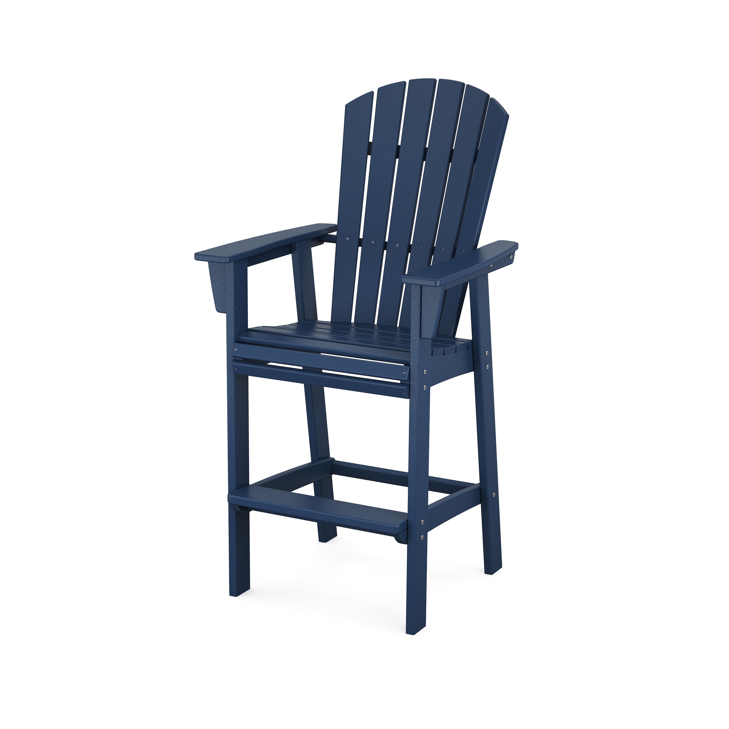 Polywood Nautical Adirondack Bar Chair