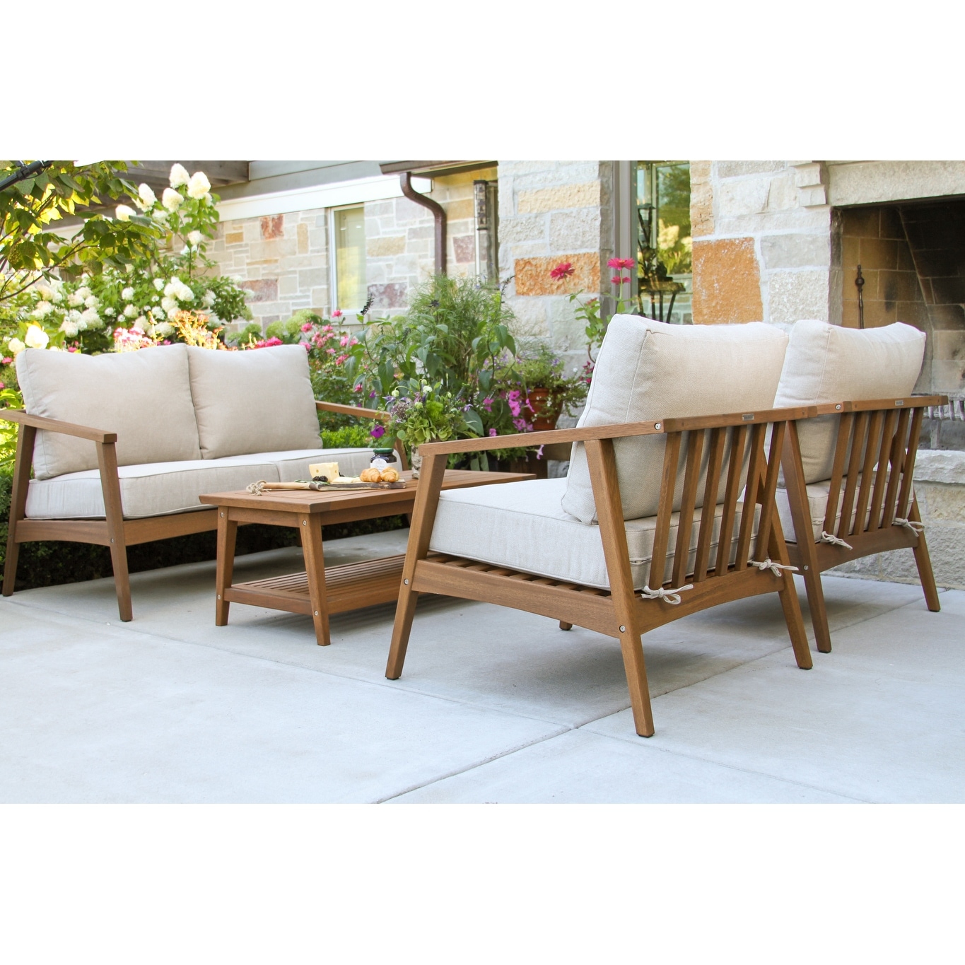 Eilaf 4 Pc. Eucalyptus Seating Group
