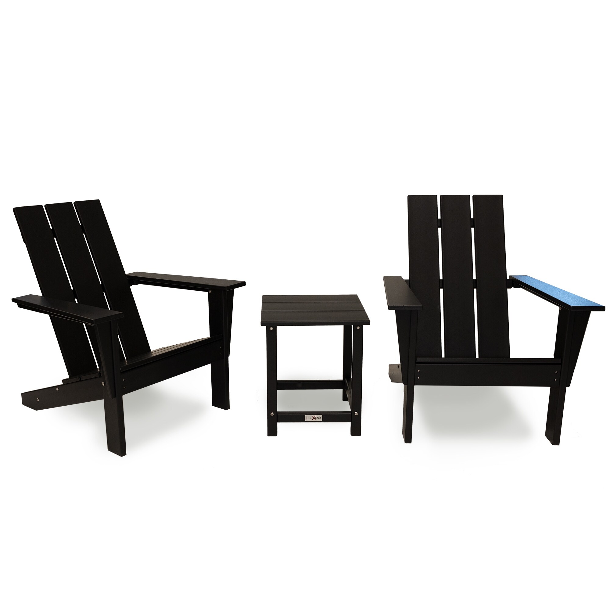 Arcadia Modern Outdoor Patio Adirondack Chair And Table Set