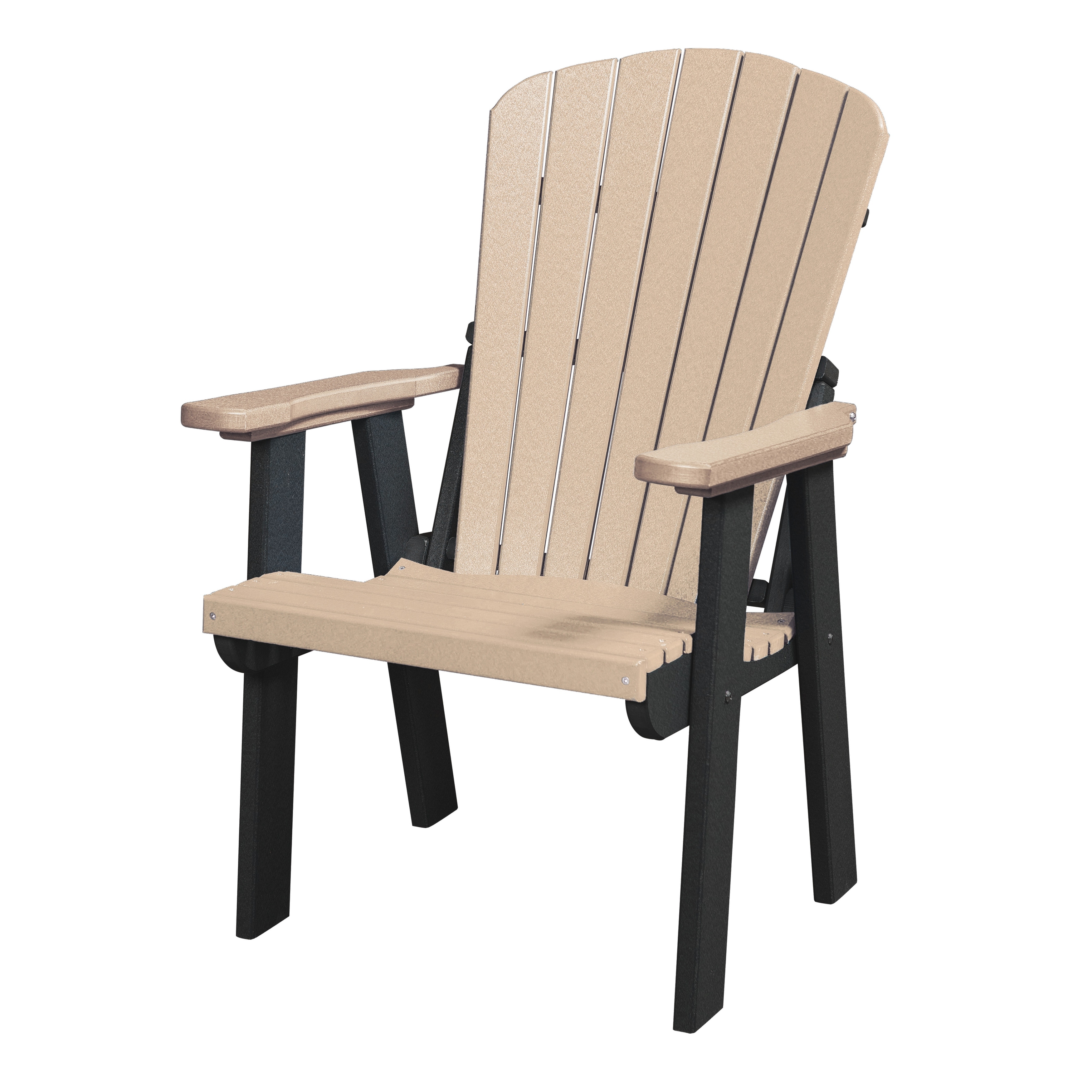 Os Home And Office Model Fan Back Chair In Weatherwood With A Black Base