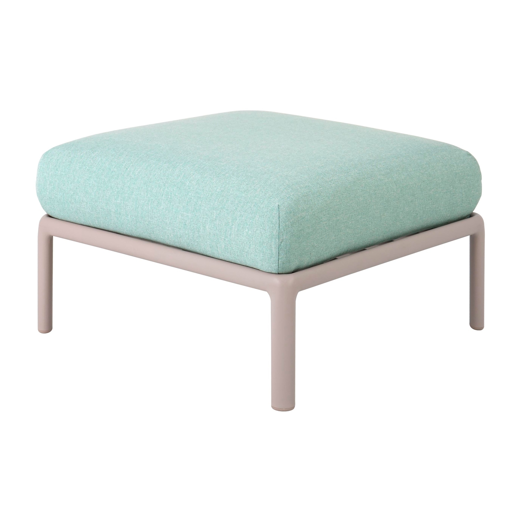 Laurel Resin All Weather Ottoman With Cushion