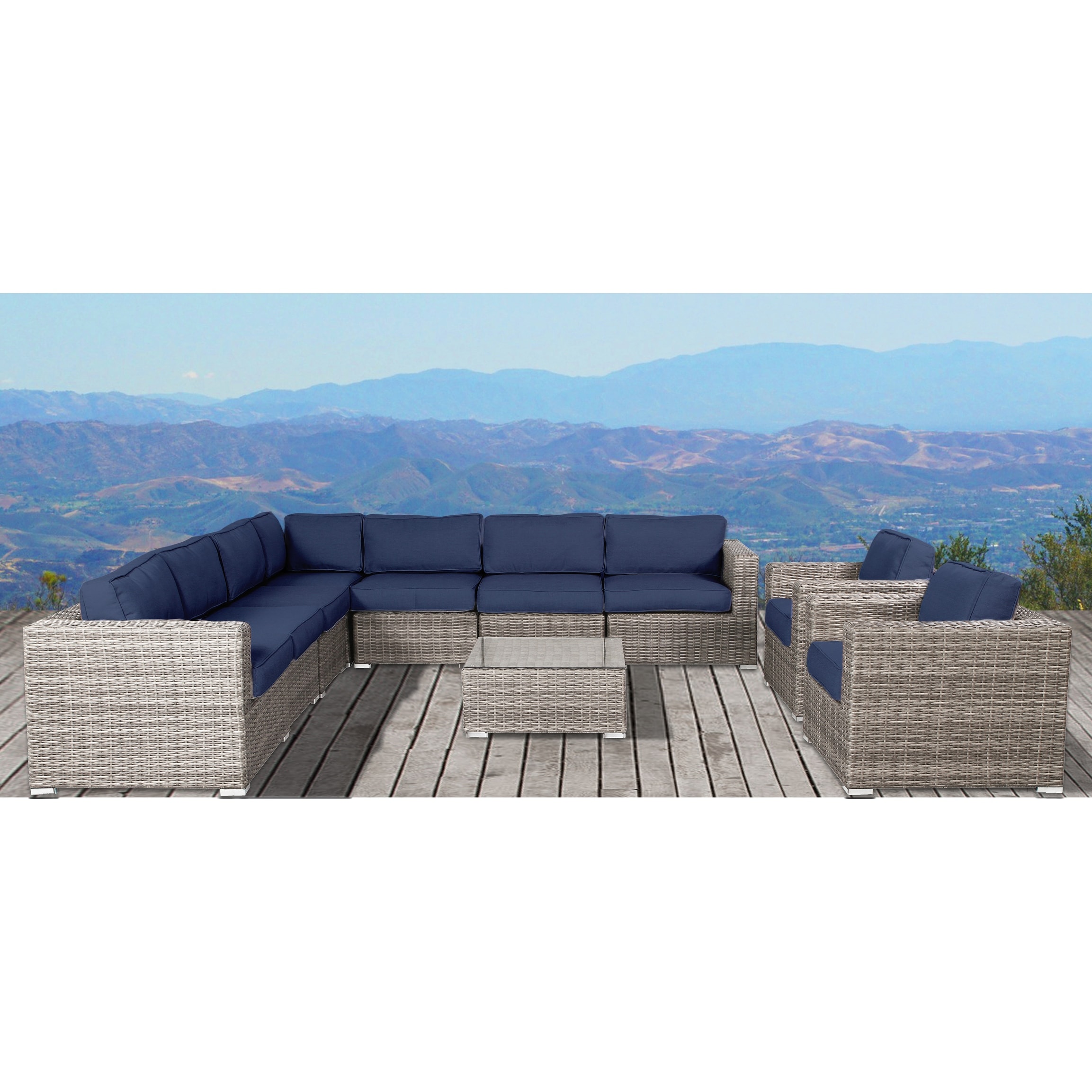 Lsi 10 Piece Sectional Seating Group