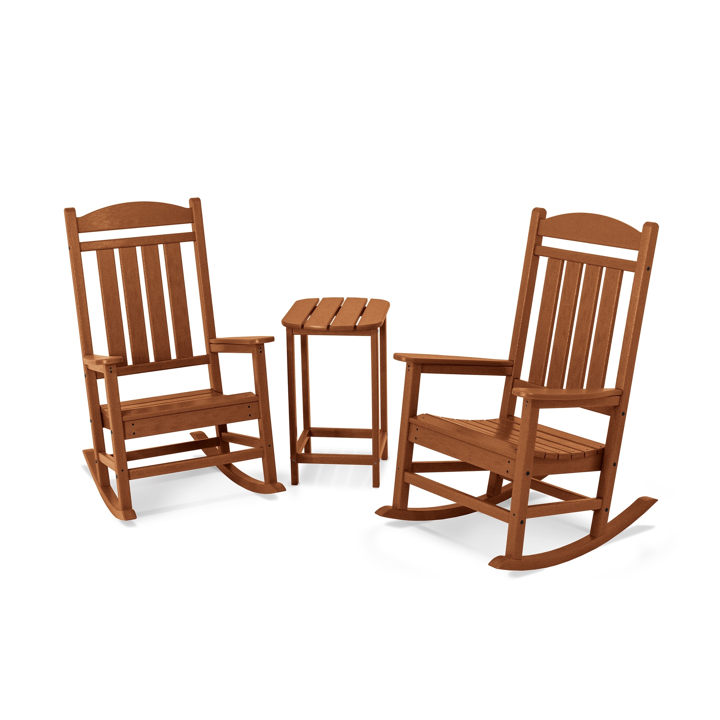 Polywood Presidential 3-piece Outdoor Rocking Chair Set With Table