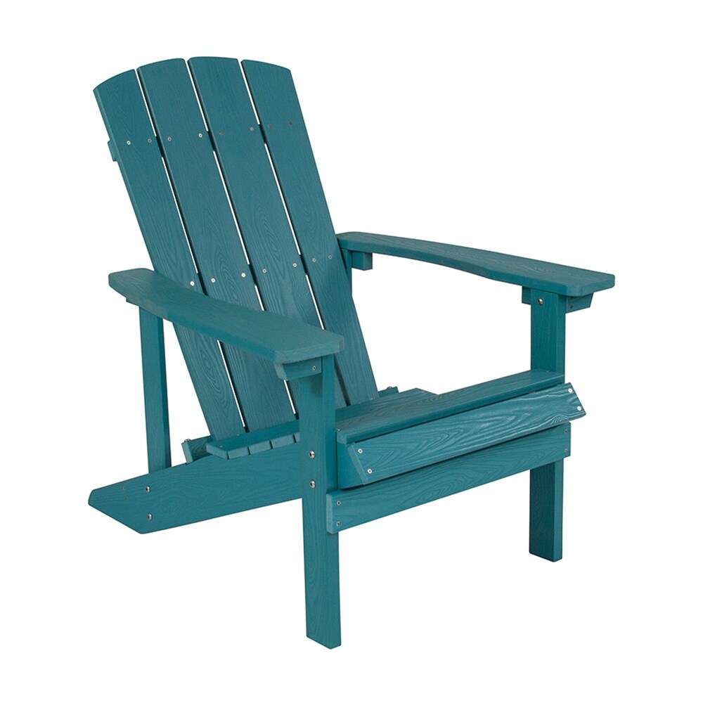 Charlestown All-weather Adirondack Chair In Sea Foam Faux Wood