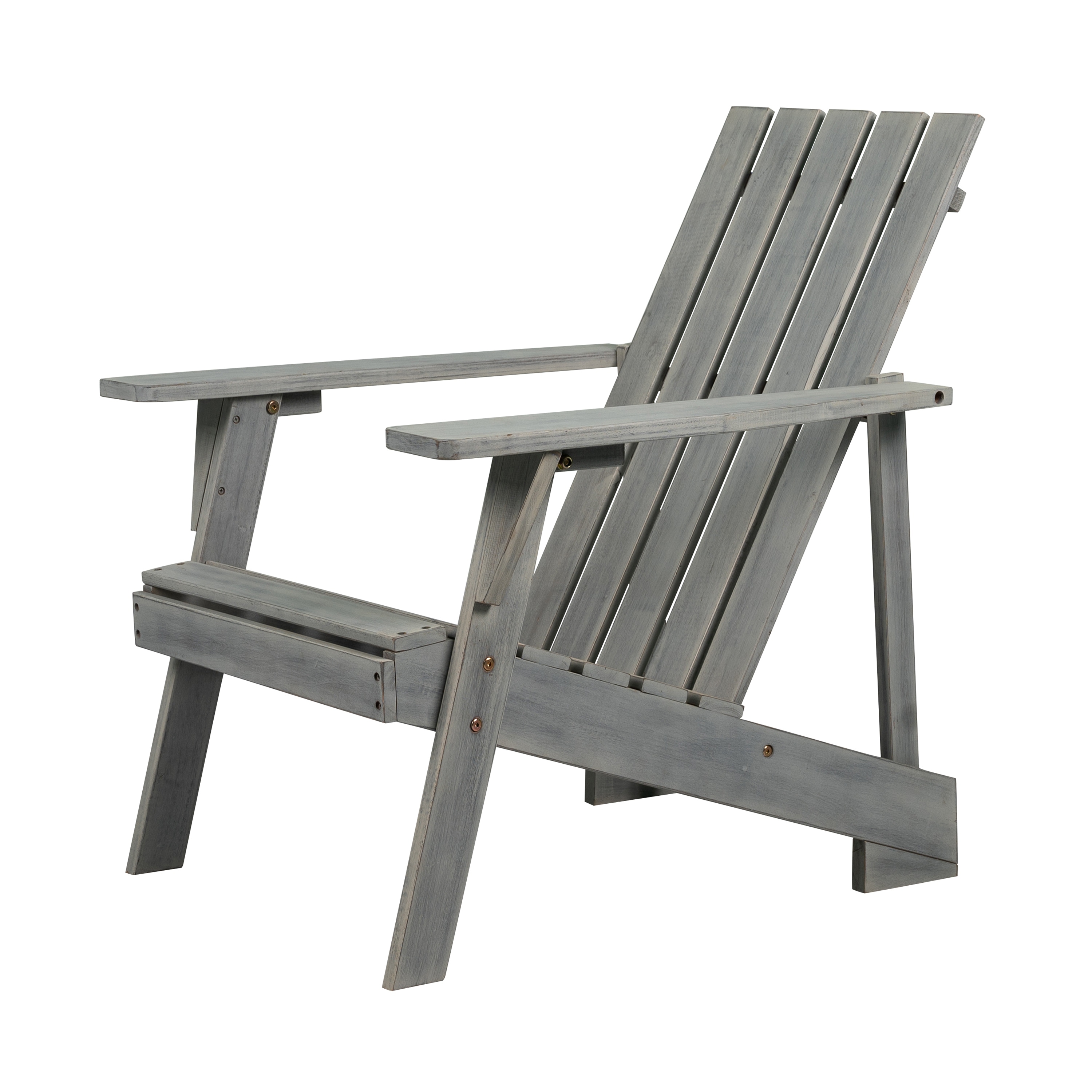 Westport Outdoor Patio Modern Acacia Wood Adirondack Chair  By Jonathan Y