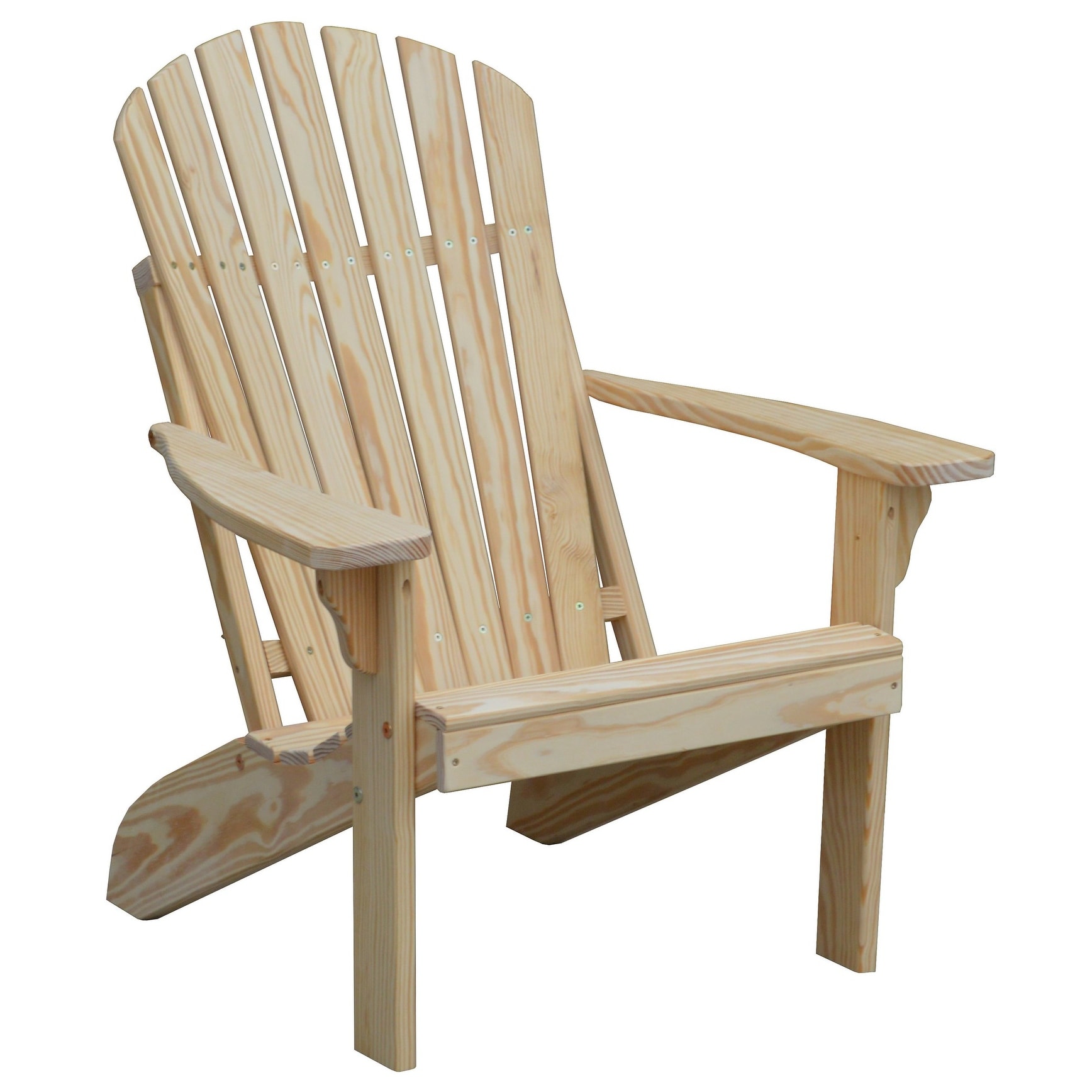 Pressure Treated Pine Fanback Adirondack Chair
