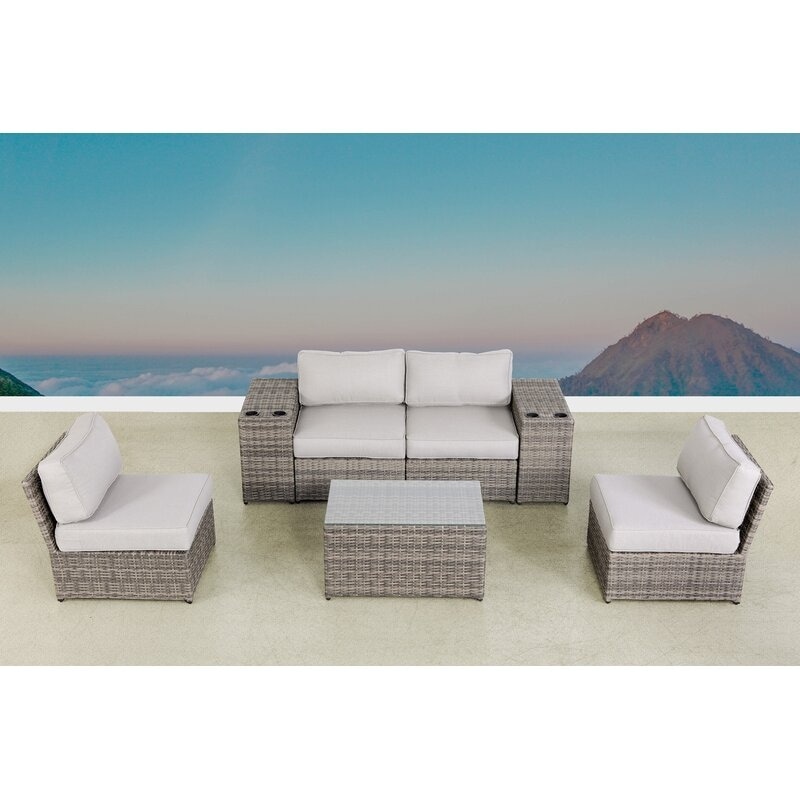 7 Piece Seating Group With Cushions