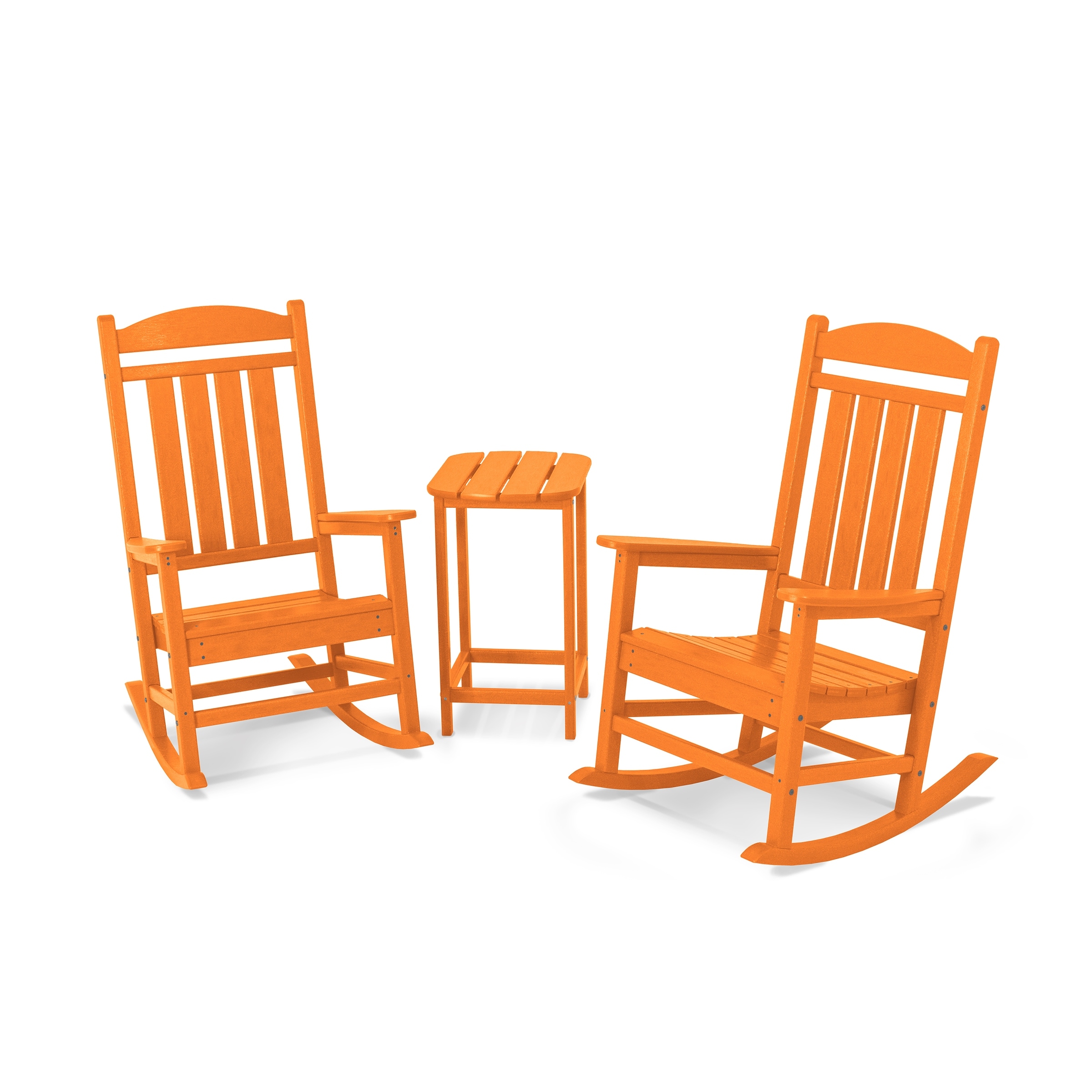 Polywood Presidential 3-piece Outdoor Rocking Chair Set With Table