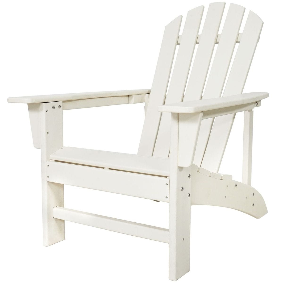 Lola Hdpe Plastic Adirondack Chair  White