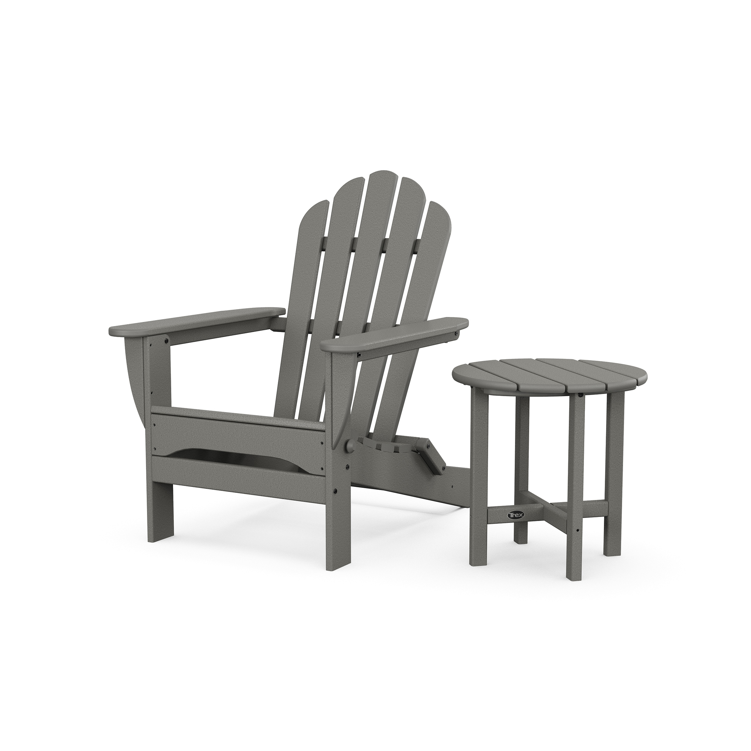 Monterey Bay Folding Adirondack Chair With Side Table