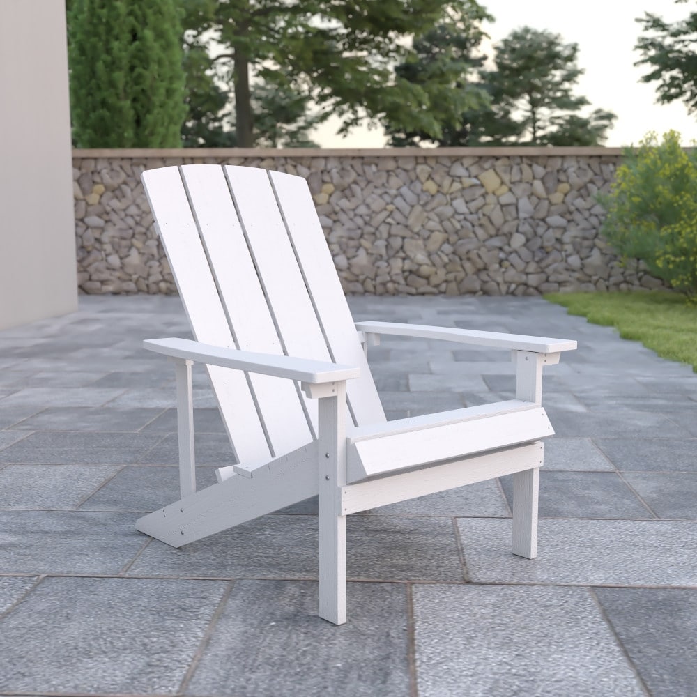 Outdoor All-weather Poly Resin Wood Adirondack Chair - 29.5w X 33.5d X 35h