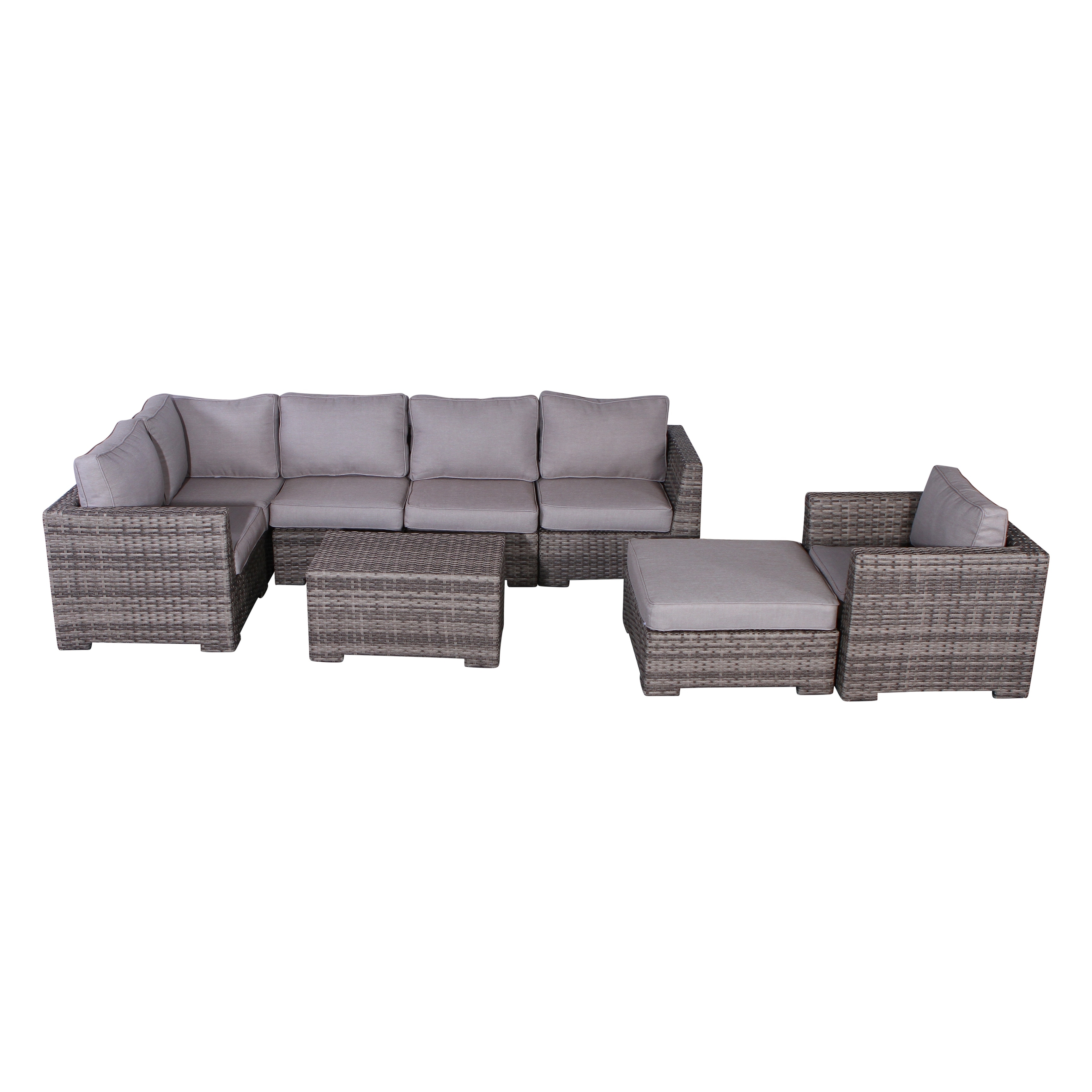 Lsi 8 Piece Sectional Set With Cushions