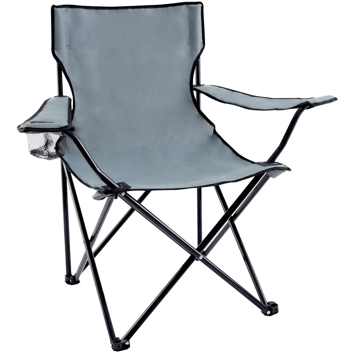 Large Portable Folding Camping Chair With Storage Bag