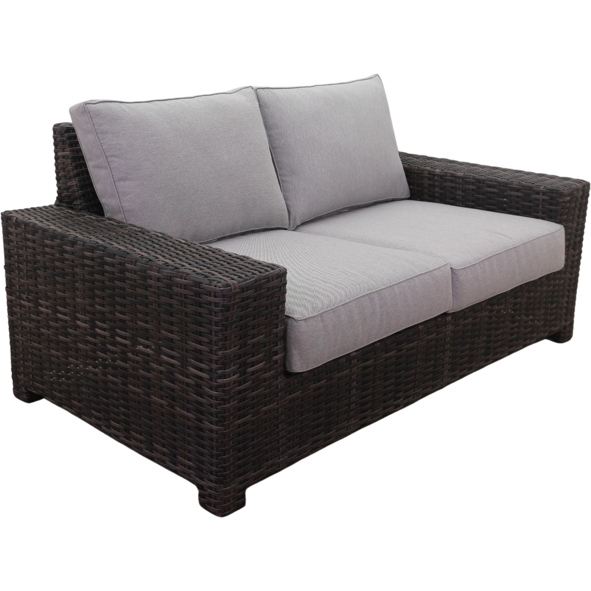 Courtyard Casual St Lucia Loveseat With Cushions