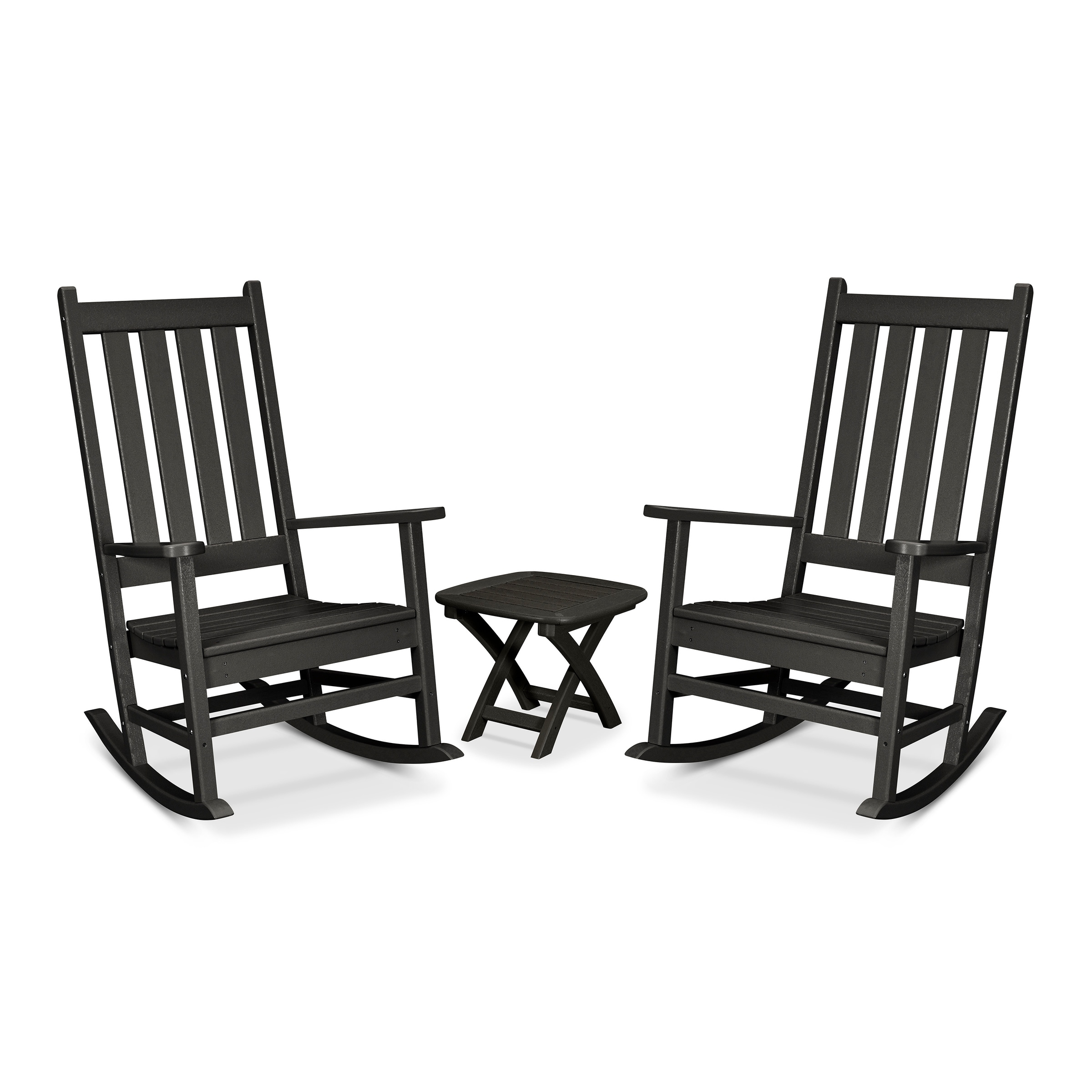 Trex Outdoor Furniture Cape Cod 3-piece Porch Rocking Chair Set