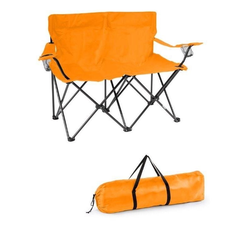 Trademark Innovations Loveseat-style Double Camp Chair With Steel Frame