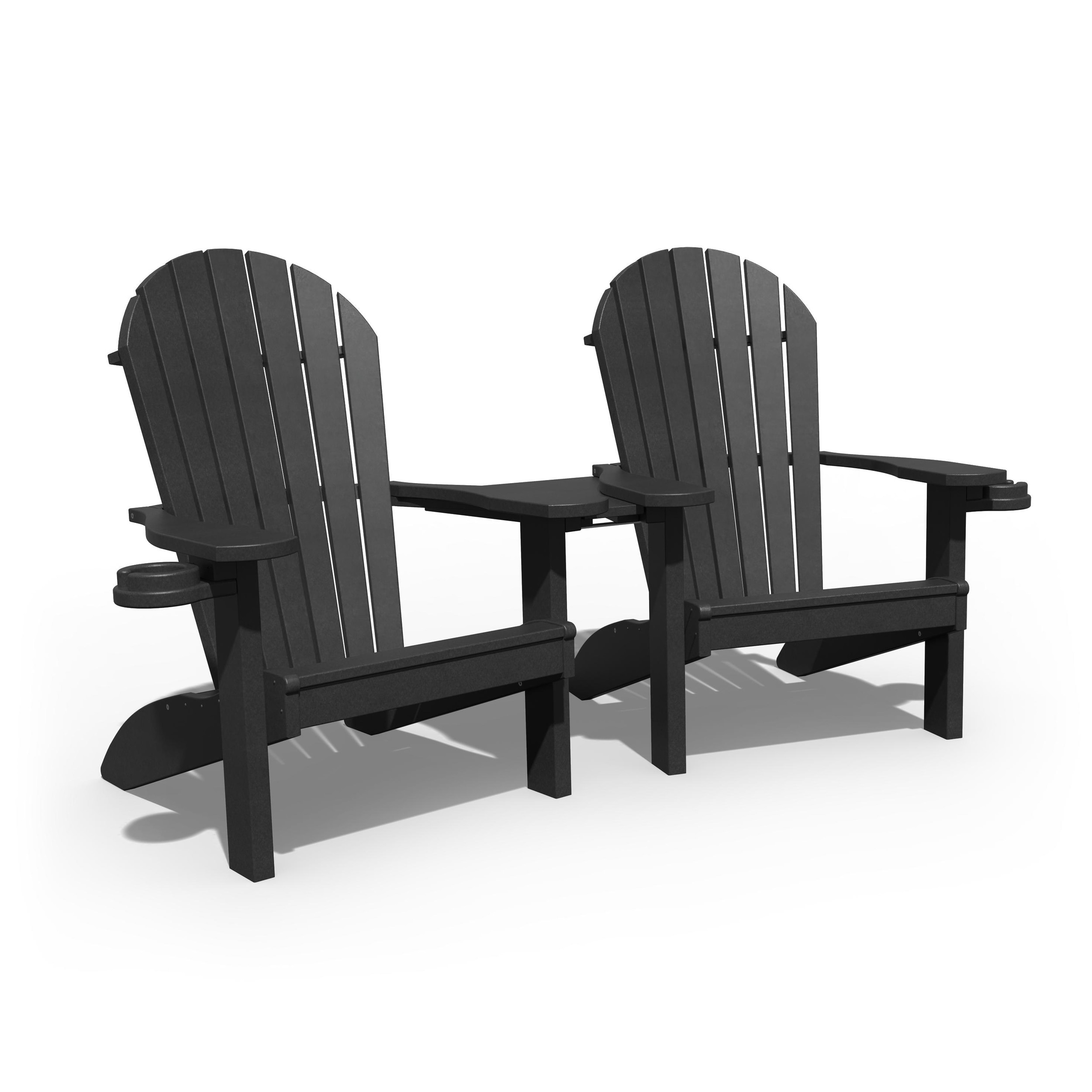 Poly Adirondack Companion Chair Set