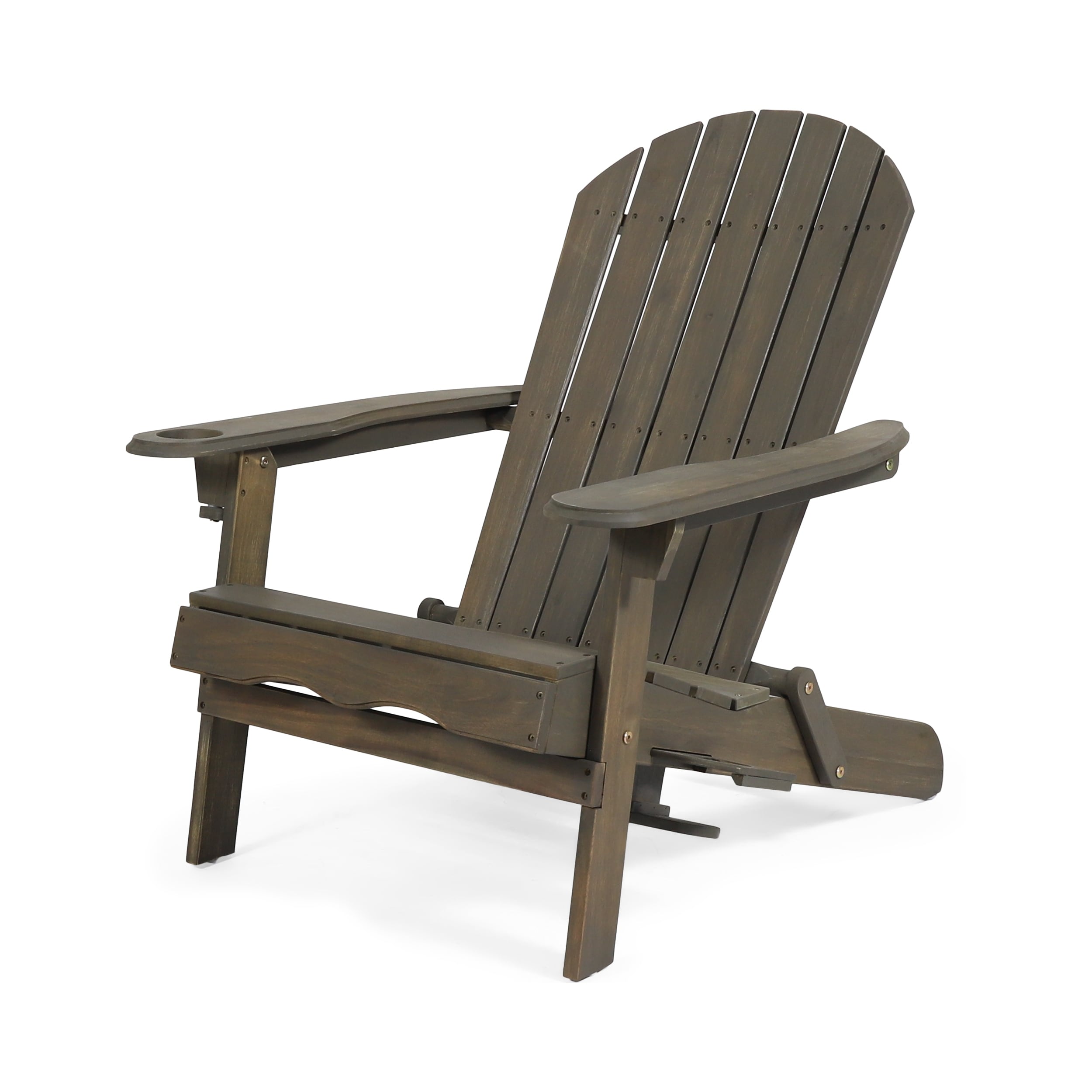 Bellwood Acacia Wood Folding Adirondack Chair By Christopher Knight Home