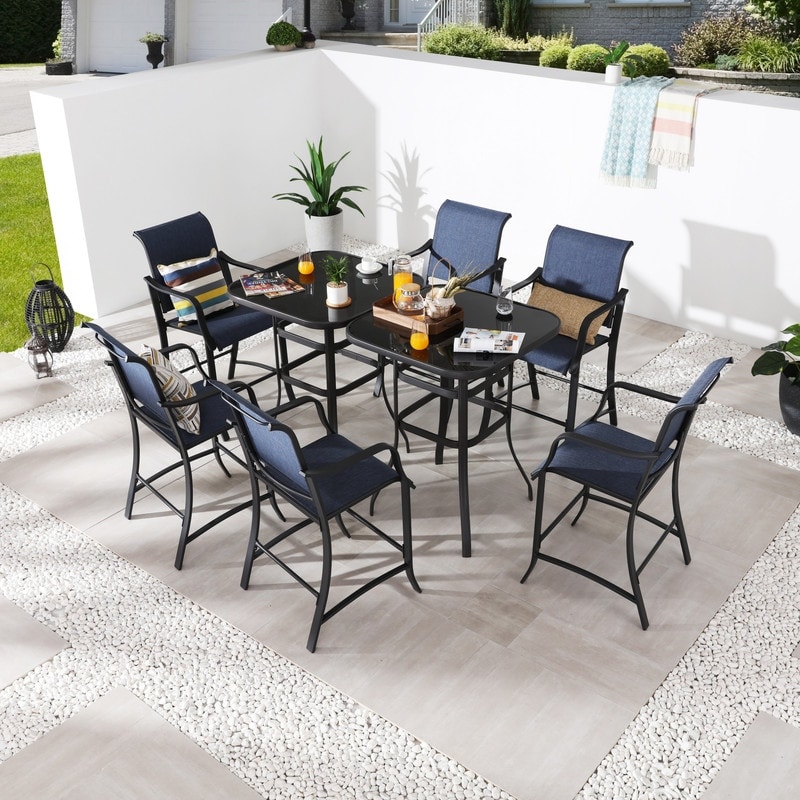 Patio Festival 6-person Bar Height Dining Set