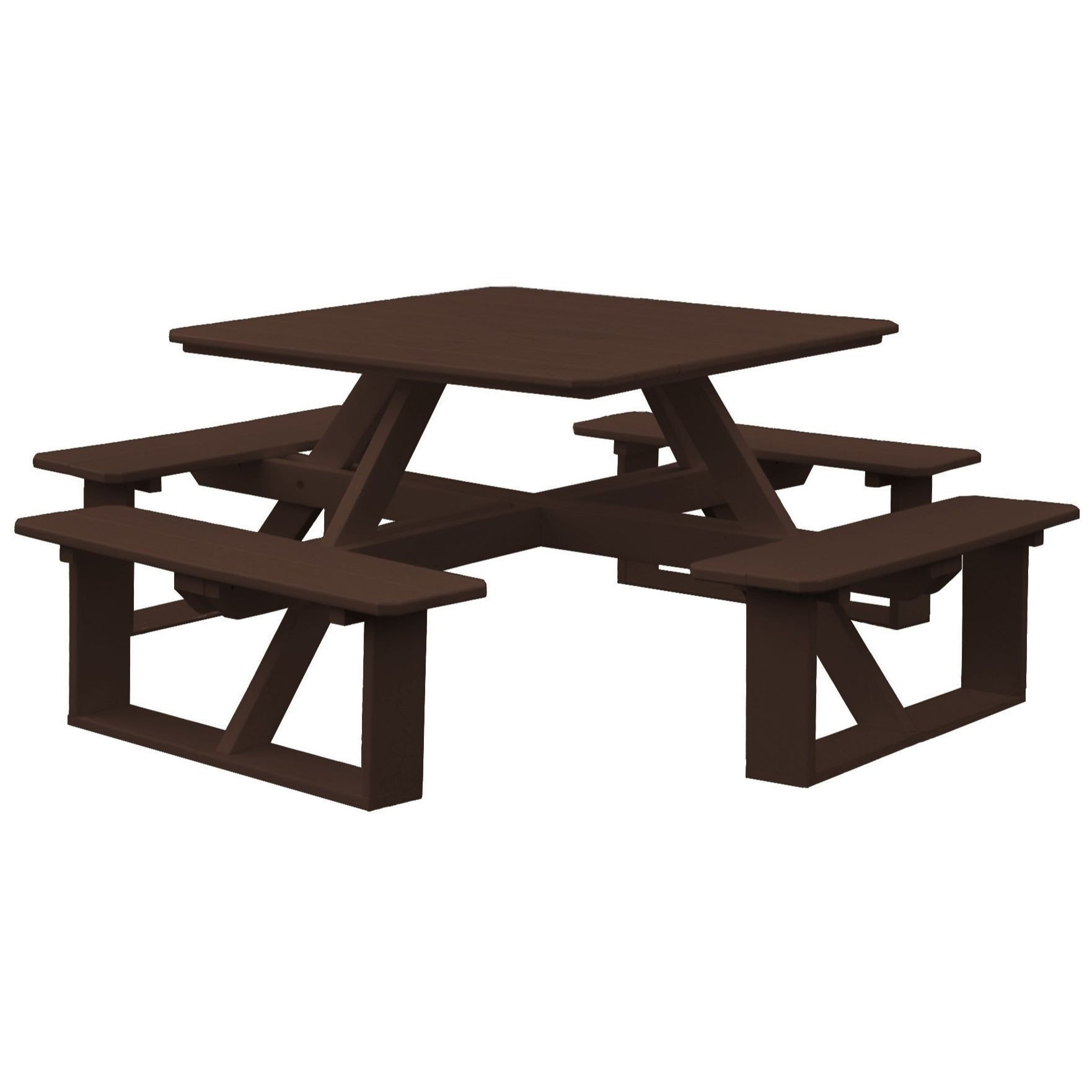 Poly Lumber 44 Square Walk-in Table