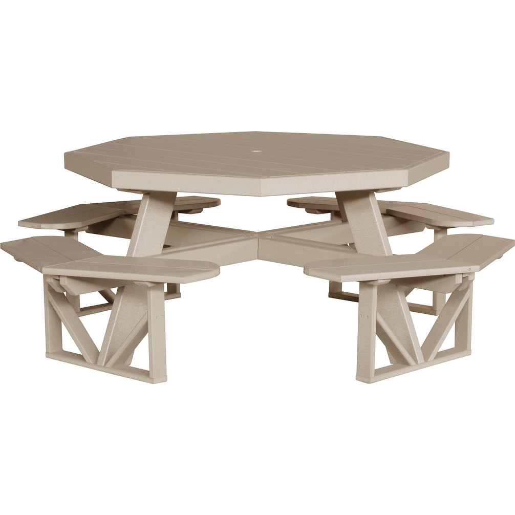 Poly Lumber Octagon Picnic Table