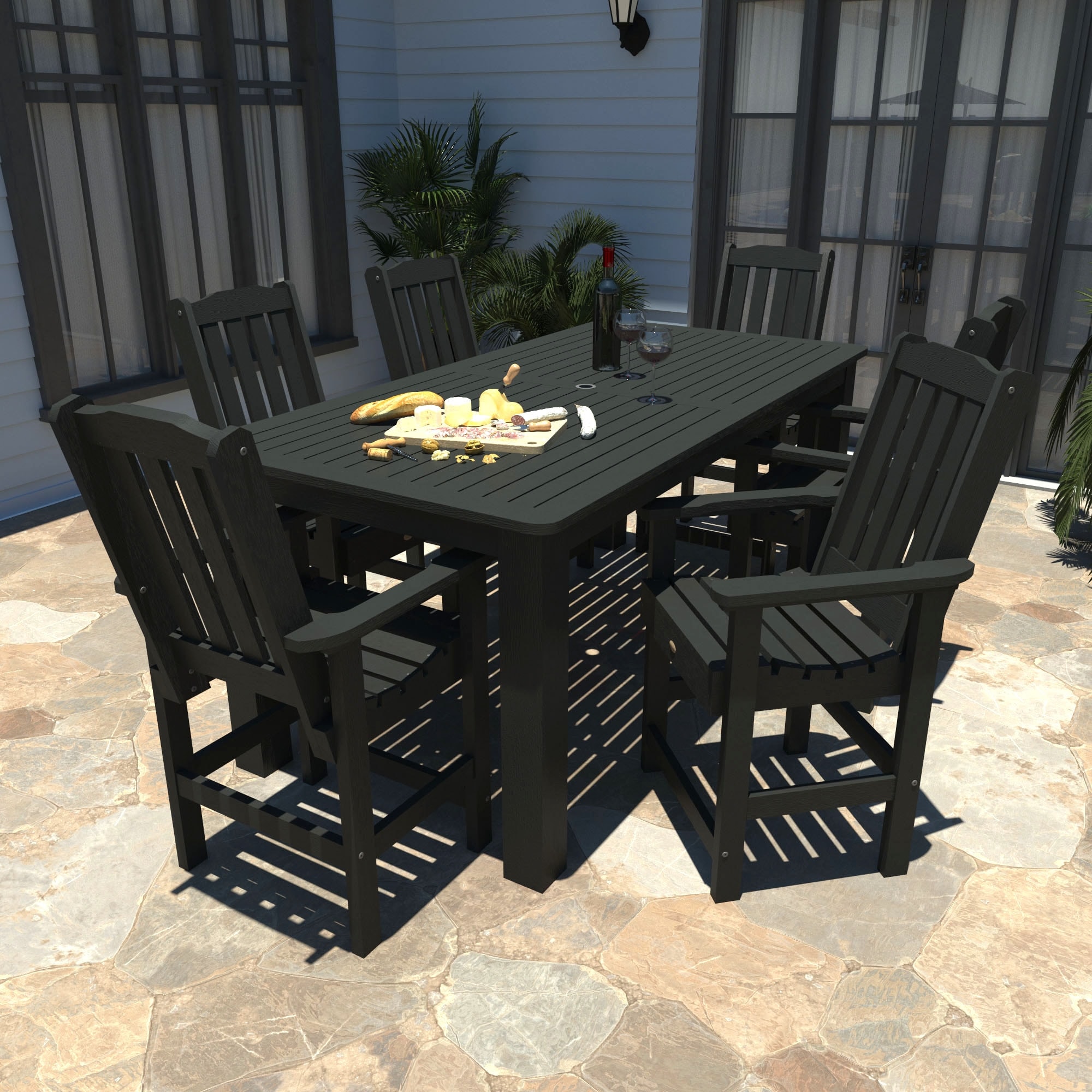 Lehigh 7-piece Outdoor Dining Set - 42 X 84 Table  Counter-height