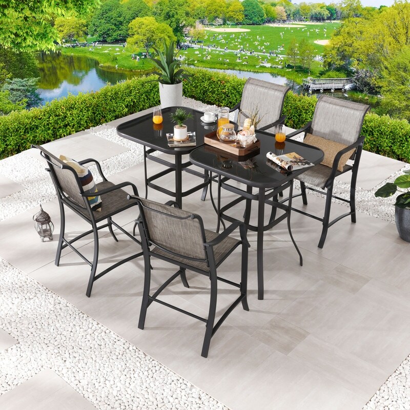 Patio Festival 4-person Bar Height Dining Set