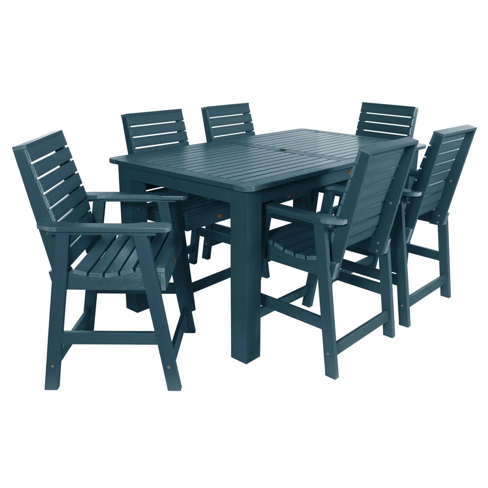 Weatherly 7-piece Outdoor Dining Set - 42 X 72 Table  Counter-height
