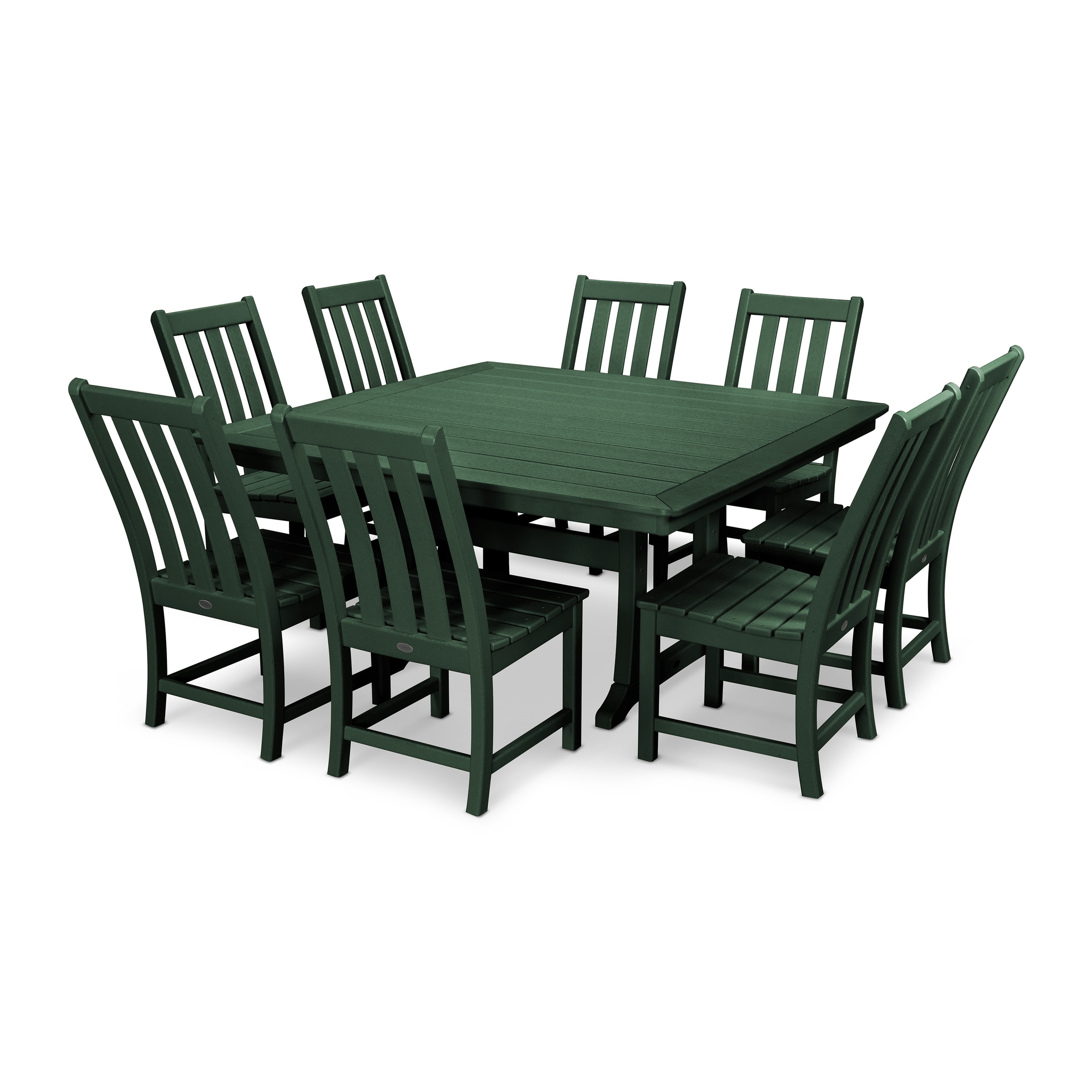 Polywood Vineyard 9-piece Outdoor Dining Table Set