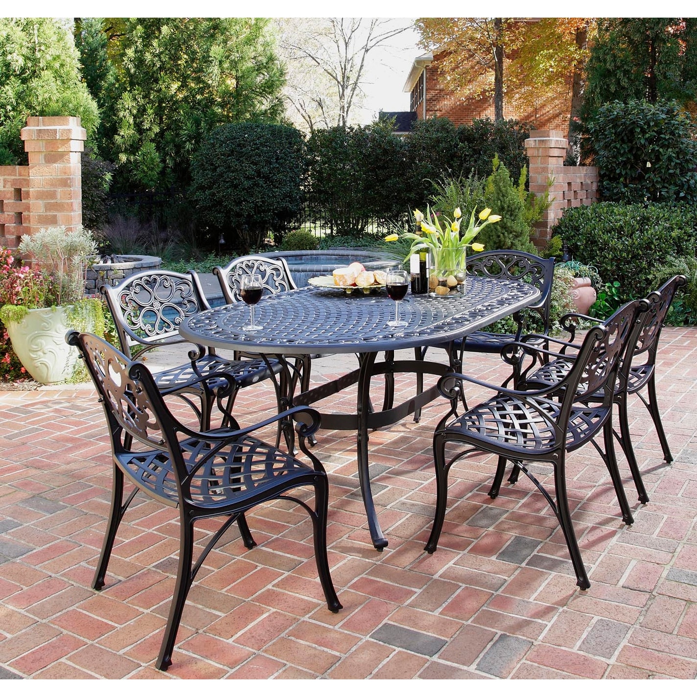 Sanibel 7 Piece Outdoor Dining Set By Homestyles