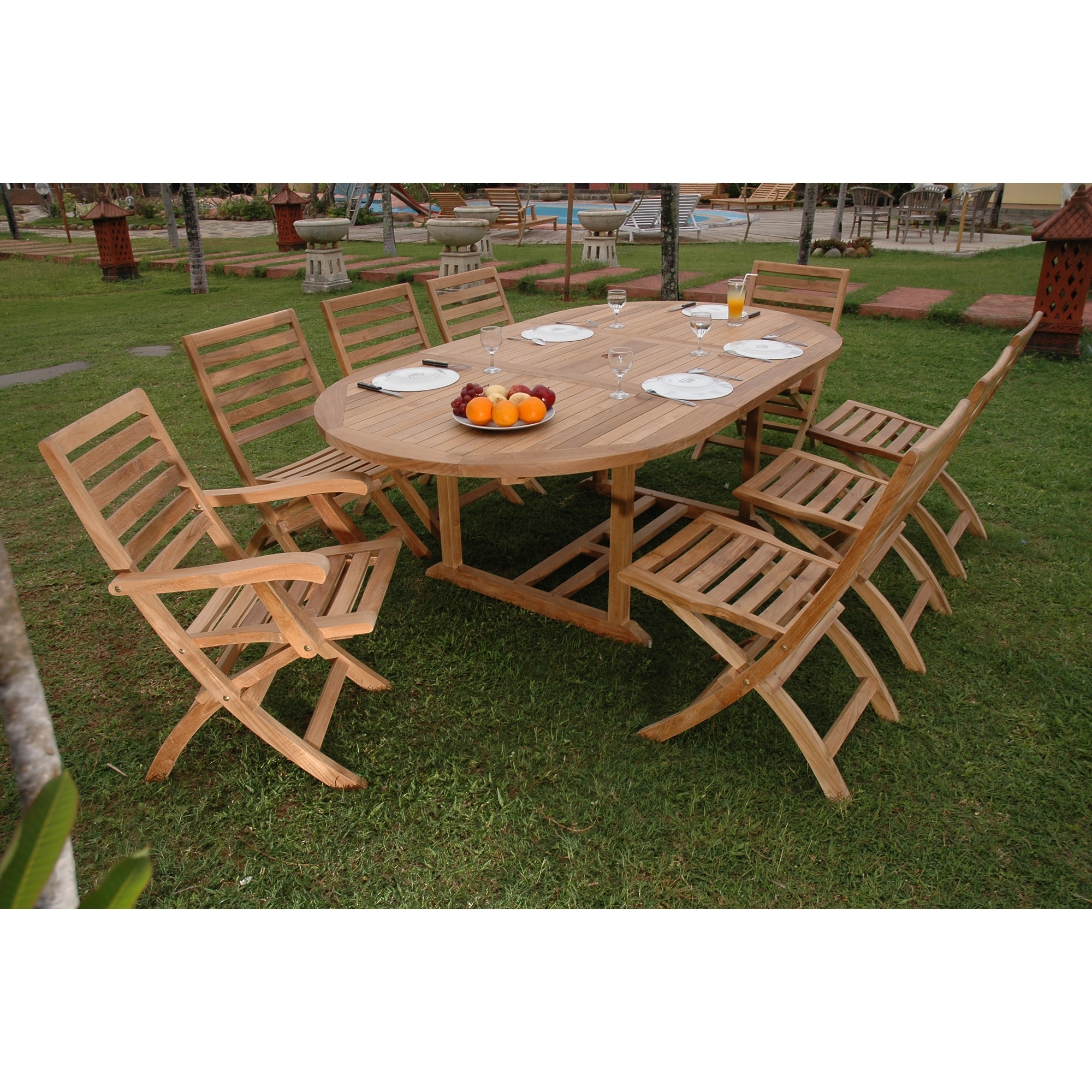 Bahama Andrew 9-pieces Dining Set
